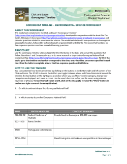 Environmental Science Student Worksheet Click and Learn