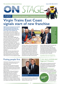 Virgin Trains East Coast signals start of new franchise