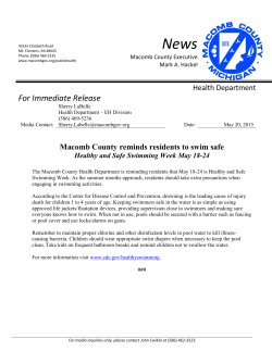 Macomb County reminds residents to swim safe