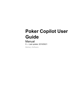 Poker Copilot User Guide