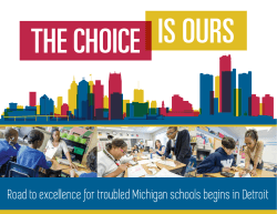 Road to excellence for troubled Michigan schools