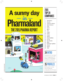 Pharma Report Intro - Medical Marketing and Media