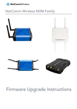 Firmware Upgrade Instructions