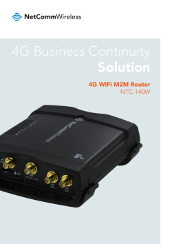 NetComm Wireless 4G Business Continuity Solution NTC-140W