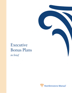 Executive Bonus Plans
