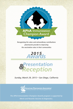 Awards - American Pharmacists Association