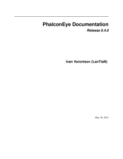 PhalconEye Documentation