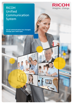 RICOH Unified Communication System