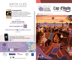TÃ©lÃ©chargez - Office de tourisme du Cap d`Agde