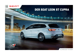 DER SEAT LEON ST CUPRA - Seat Deutschland GmbH