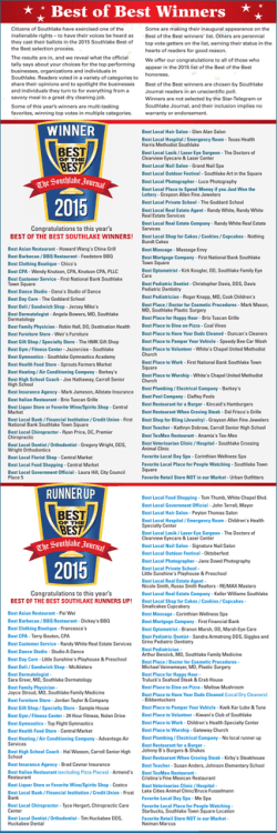 Best of Best Winners - Star