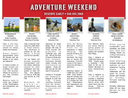 Adventure Weekend Web Doc
