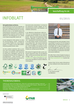 InfoBlatt 1_2015 - Mediathek der FNR