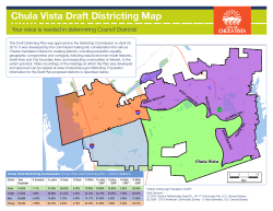 Draft Districting Plan - City of Chula Vista : Home