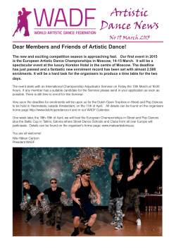 Artistic Dance News