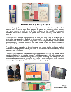 Authentic Learning Through Projects