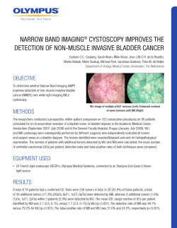 narrow band imagingÂ® cystoscopy improves the