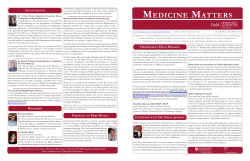 No. 18 Medicine Matters - Faculty of Medicine