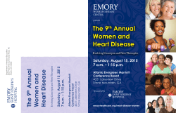 The 9th Annual Women and Heart Disease