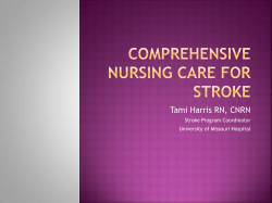 Comprehensive Nursing Care For Stroke