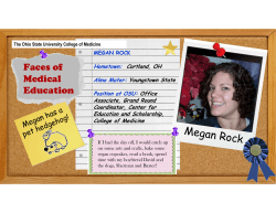Megan Rock - The Ohio State University College of Medicine