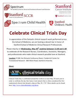 Celebrate Clinical Trials Day