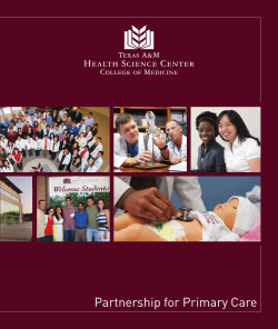 PPC brochure 2012.indd - College of Medicine