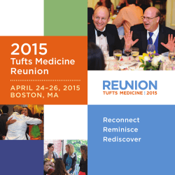 Tufts Medicine Reunion - Tufts University School of Medicine
