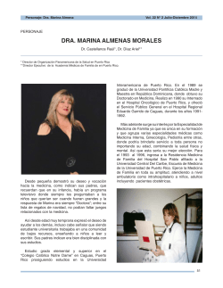 DRA. MARINA ALMENAS MORALES - Revista Medico de Familia