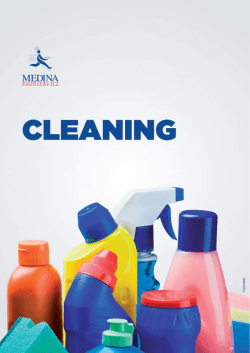 CLEANING - Medina Foodservice