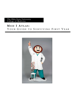2015 Med I Atlas - The Ohio State University College of Medicine