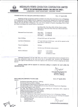 Tender is invited for the Construction of 3474 Nos. (divided into