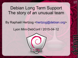 Debian Long Term Support