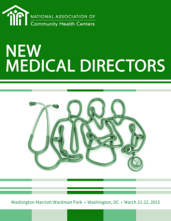 Training for New Medical Directors