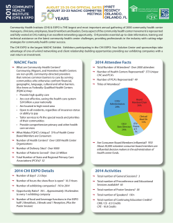 CHI Fact Sheet - NACHC Meetings