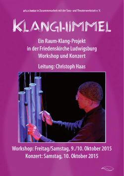 Klanghimmel fÃ¼r web.indd - Evangelische Kirche Ludwigsburg