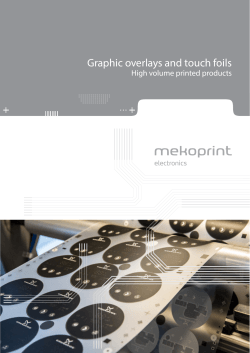 Graphic overlays and touch foils