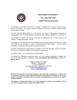 employment opportunity full time fire chief competition #02-2015-sdfd