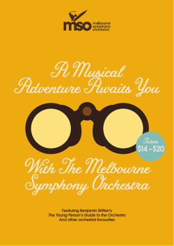 A Musical Adventure Awaits You With The Melbourne Symphony