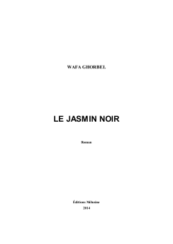 LE JASMIN NOIR