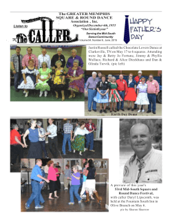 Caller 9-14 - Greater Memphis Square and Round Dance Association