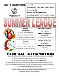 detailed information - Boys & Girls Club of Menifee Valley