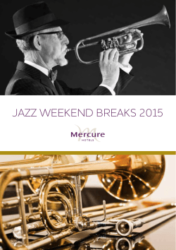 Jazz Weekend Breaks 2015