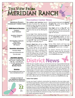 Meridian Ranch Meridian Ranch - Meridian Service Metropolitan