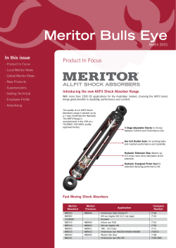 Issue 29 - March 2015 - Meritor Parts Online Australia Home