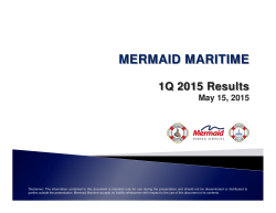Presentation - Mermaid Maritime