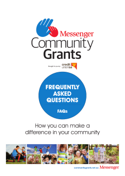What is Messenger Community Grants?