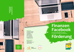 Finanzen Facebook FÃ¶rderung
