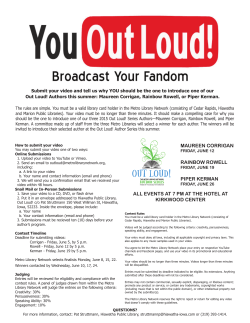 You Out Loud! flyer