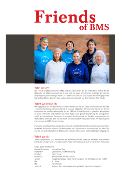 Berlin Metropolitan School: Friends of BMS